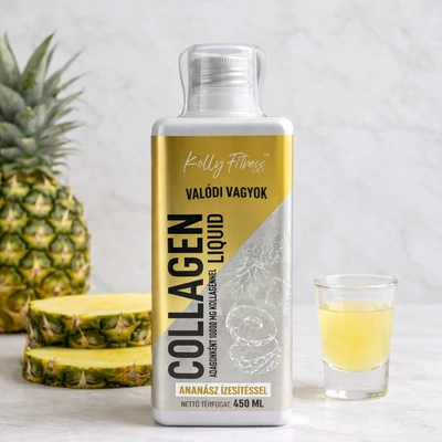 Kolly Fitness - Collagen Liquid - 450ml - Ananász