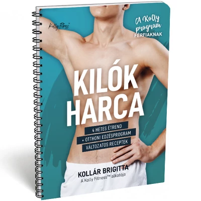 KILÓK HARCA férfi program könyv (4 hetes)