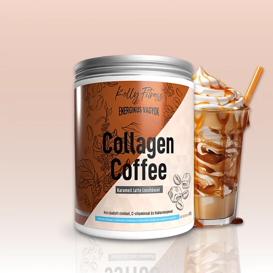 KOLLY FITNESS COLLAGEN COFFEE 450g - Karamell latte