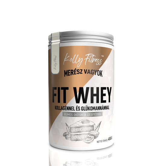 KOLLY FITNESS FIT WHEY RUMOS DIÓTORTA 450g 